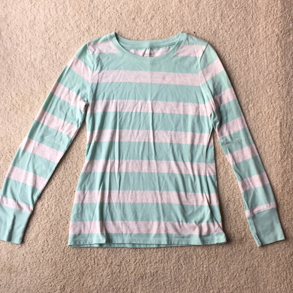 Mint Green Striped Shirt